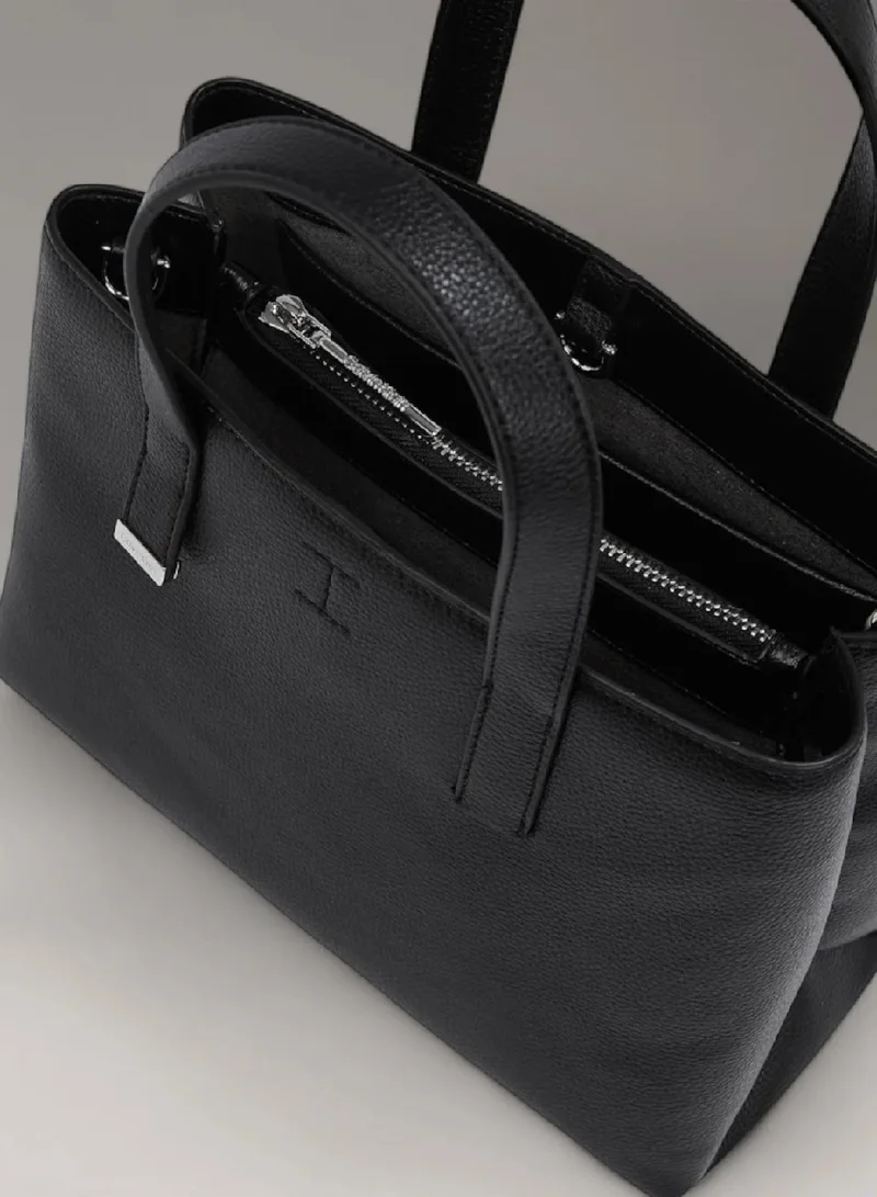 CALVIN KLEIN Plaque Small Tote Bag