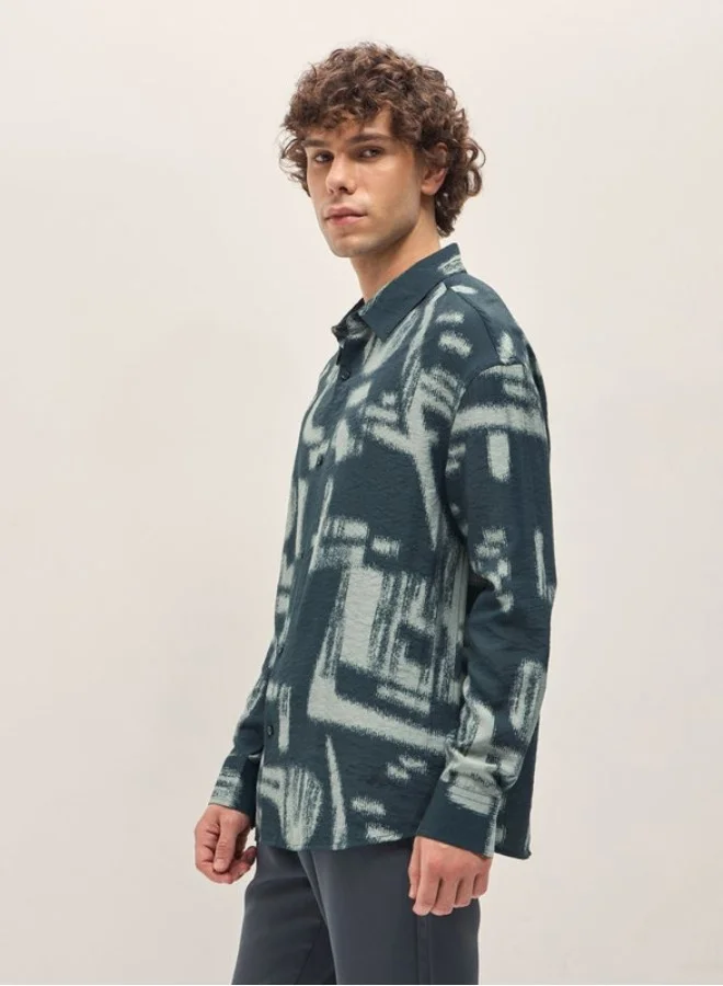 THE BEAR HOUSE Men's Shirt for Casual and Formal Wear | Classic Button-Down Style for Office, Daily Use, Travel, Events & All-Season Outfits | Versatile & Stylish Wardrobe Essential for Every Occasion