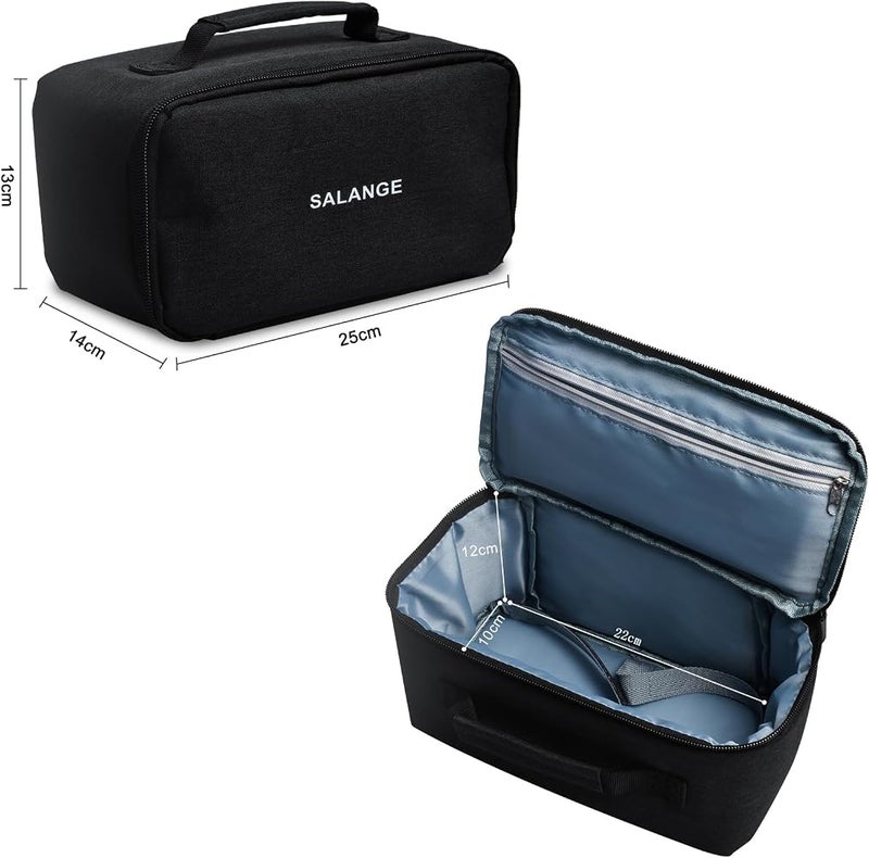 Salange Mini Projector Carrier Bag Case,Thickened,Waterproof,Shockproof, Foldable,Large Capacity,شنطة بروجكتر Compatible with HY300/HY320 Mini Projectors for Travel Business Home Storage, Only Bag - Image 3