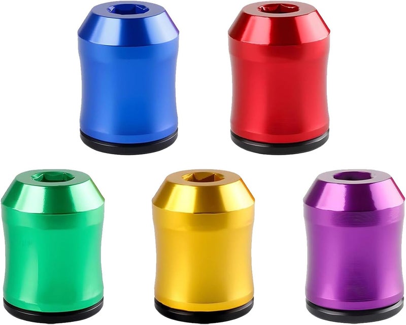 5PCS Magnetic Screwdriver Ring Holders Strong Magnetizer 1/4in Hex Screwdriver Head Magnetic Ring for Screws Nuts - Image 1
