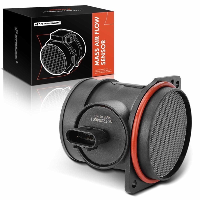 APremium Mass Air Flow Sensor Meter 5Pins Compatible with Hyundai Azera Entourage Genesis Santa Fe Sonata Veracruz Kia Amanti Borrego Magentis Replace 281103C100 281643C100