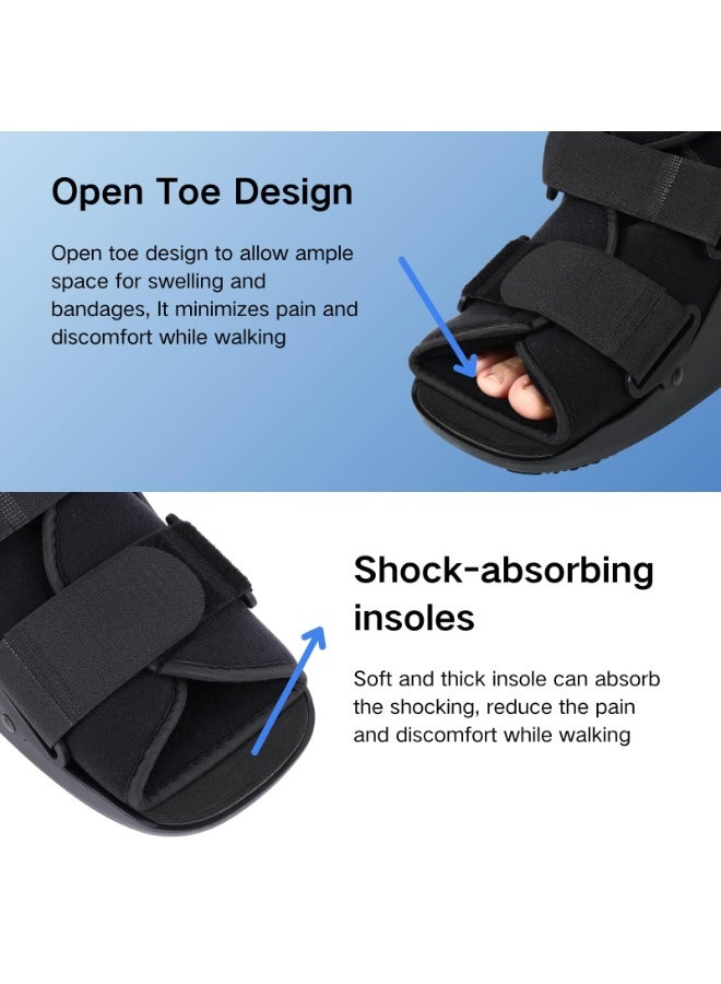 WALALLA Tall Air Cam Walker Fracture Shoes - Orthopedic Walking Shoes for Broken Foot, Sprained Ankle & Post-Surgery Recovery, Medical Grade Inflatable Support with Adjustable Air Chambers for Comfort & Healing, Large Size Fits 32cm Foot Length - Image 3