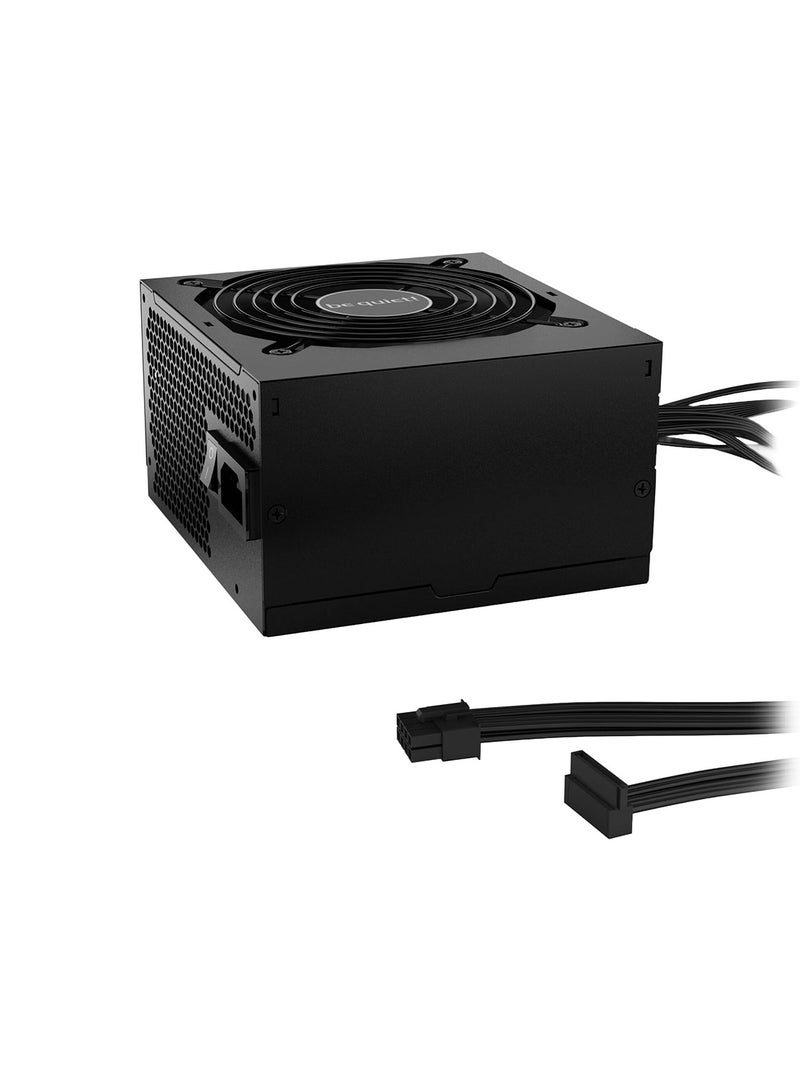 be quiet! System Power 10 Non-Modular Power Supply, 650W Power, 80 Plus Bronze Efficiency, 120mm Fan, DC-to-DC Technology, Active PFC, Sleeve Bearing Fan, 4-Pole Fan Motor, Black | BN328 - Image 3