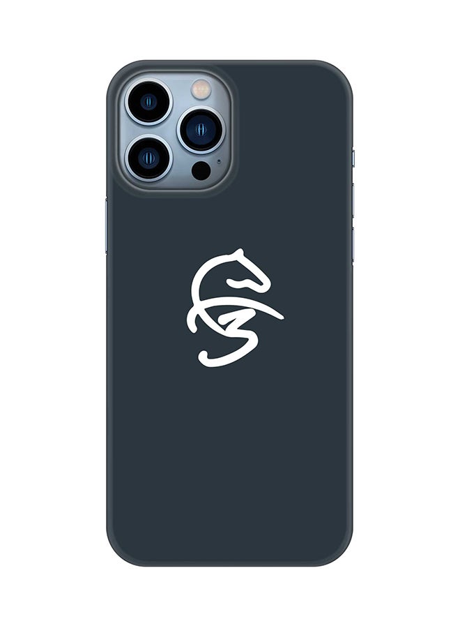 Stylizedd Case for Apple iPhone 14 Pro Max Slim Snap Classic Series Mobile Cover Hard PC Shield Matte Finish Print - Faz3 Icon Blue