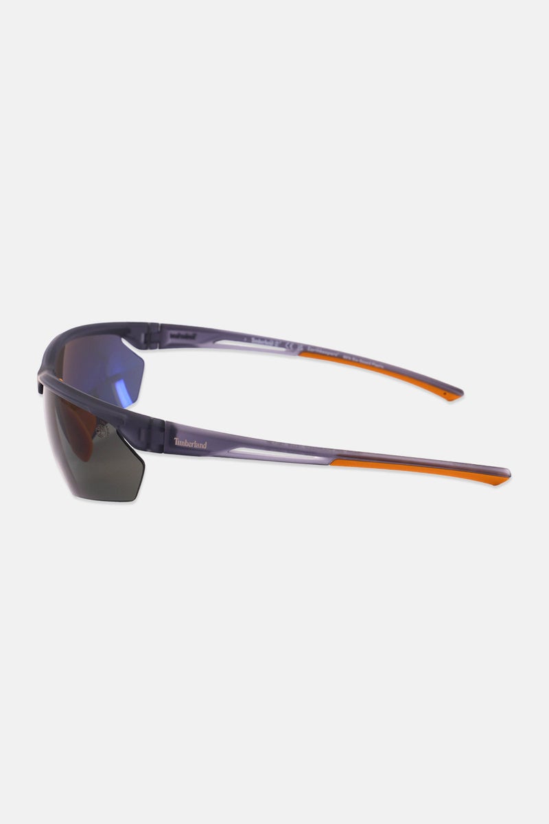 Timberland Men TB9264 Rectangular Sunglasses, Grey - Image 4