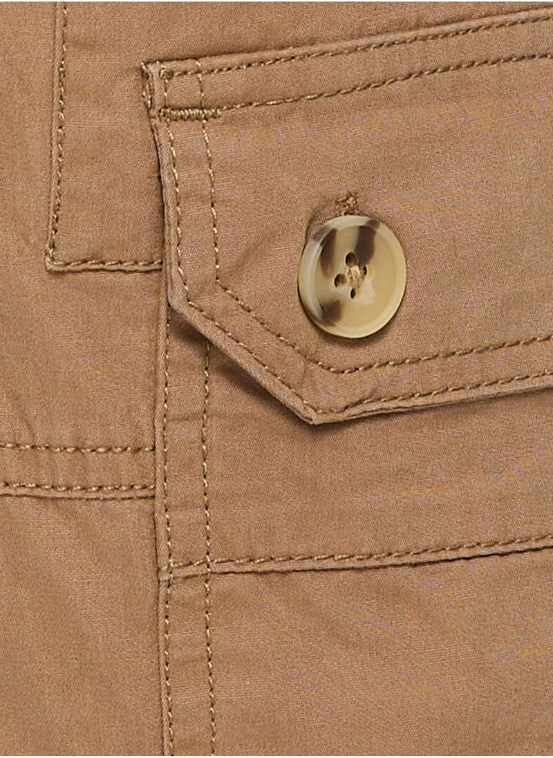 Victor And Jane  BOYS CLASSIC CARGO SHORTS- BROWN for Men | Best Price UAE