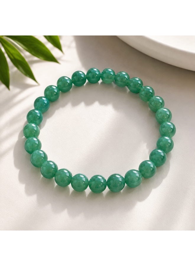 Green Aventurine Bracelet with 8mm Beads - Image 2