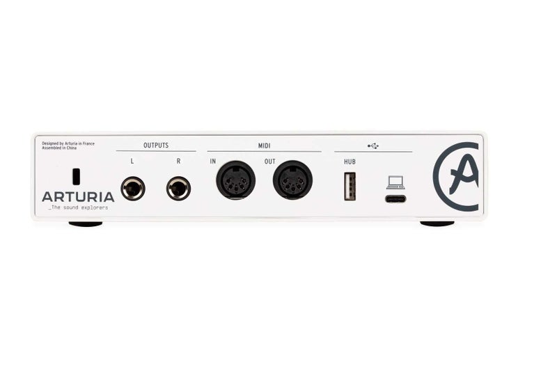 Arturia - MiniFuse 2 - Compact USB Audio & MIDI Interface with Creative Software for Recording, Production, Podcasting, Guitar - White - Image 3