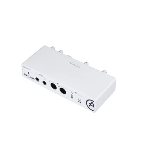 Arturia - MiniFuse 2 - Compact USB Audio & MIDI Interface with Creative Software for Recording, Production, Podcasting, Guitar - White - Image 4