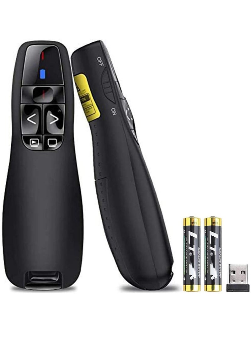 Generic - Wireless Presenter Remote Controller  USB Presenter PowerPoint Red Laser Pen Pointer PPT Clicker for Presentation - Image 1