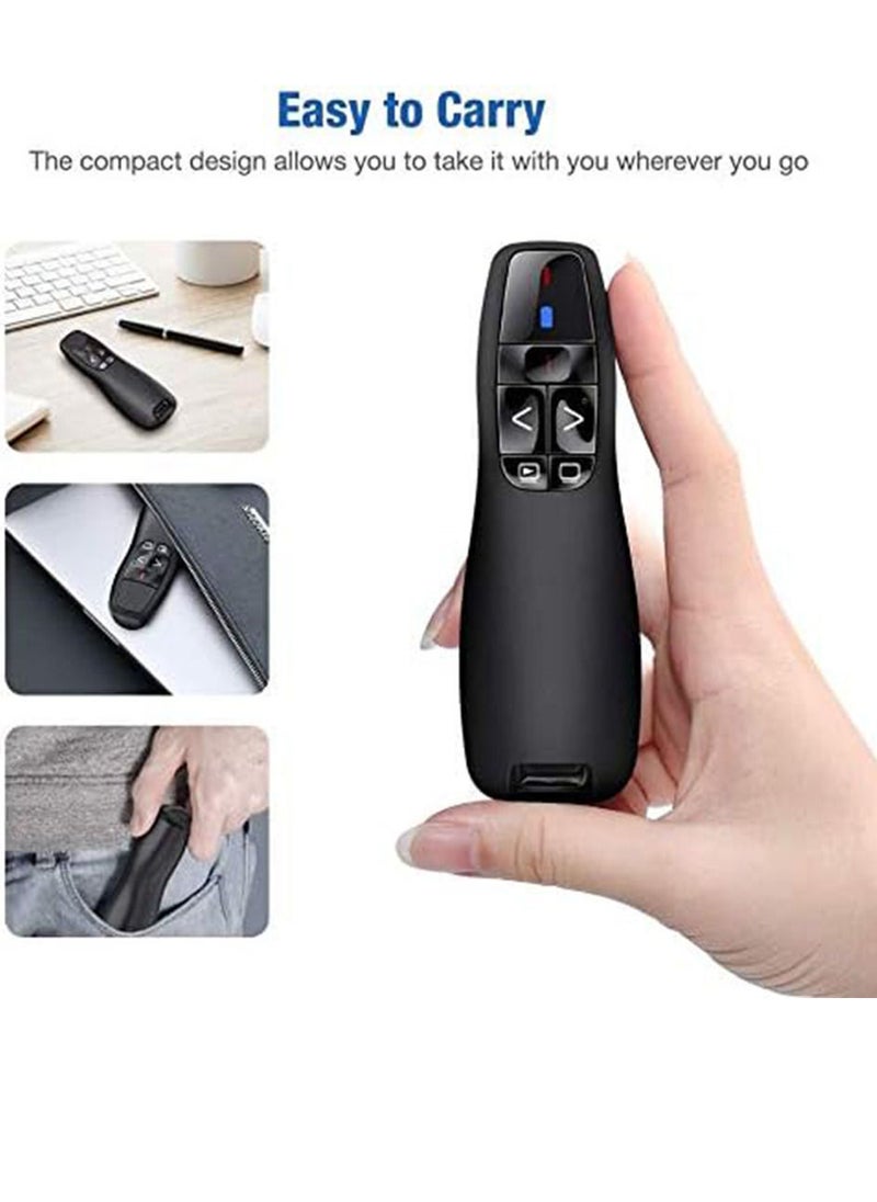 Generic - Wireless Presenter Remote Controller  USB Presenter PowerPoint Red Laser Pen Pointer PPT Clicker for Presentation - Image 1