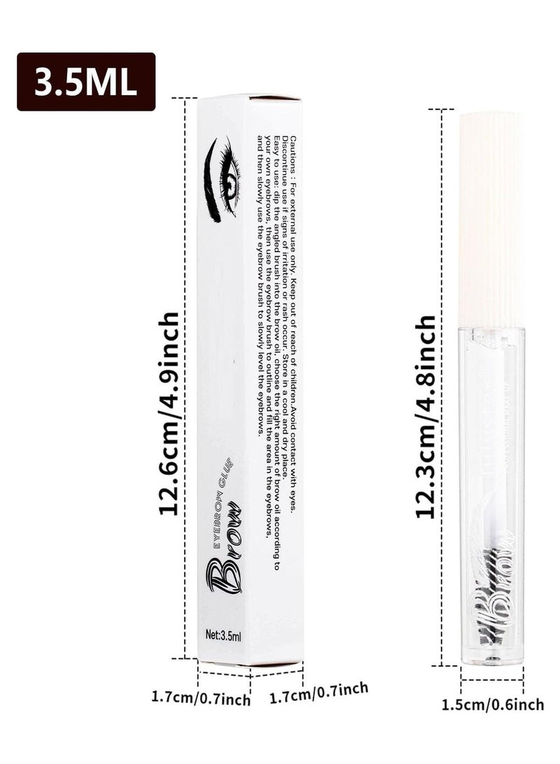 چولي ستار غراء تصفيف الحواجب، جل حواجب، رفع وتصفيف فوري، ثبات يدوم طويلاً، جل شفاف لتثبيت الحواجب للحصول على حواجب ناعمة ومحددة وإطلالة طبيعية خالية من العيوب - Image 5