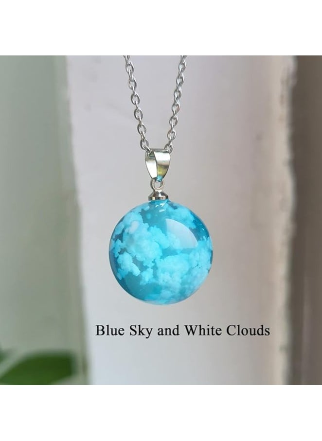 Blue Sky & White Clouds Round Ball Resin Pendant - pzsku/Z5C5FA1D487DBA70A3814Z/45/_/1721061574/403c8842-6f4f-440a-8704-1d0b6791c846