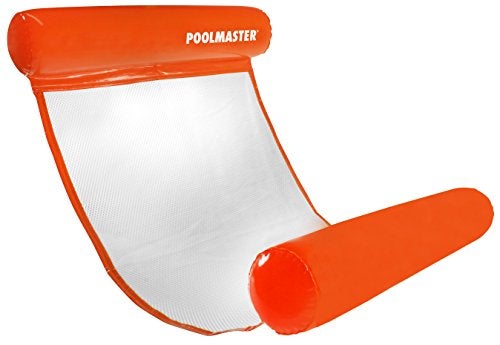 Poolmaster Vinyl Water Hammock Large Pool Float for Adults, Blue - Image 1