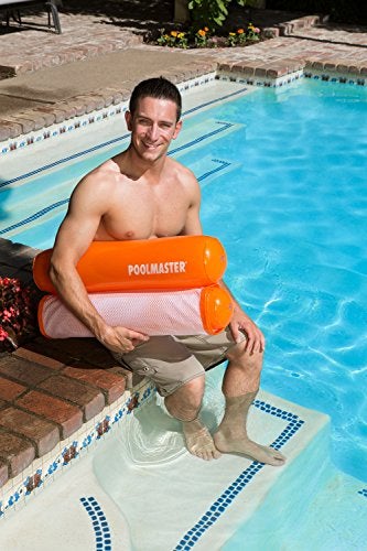 Poolmaster Vinyl Water Hammock Large Pool Float for Adults, Blue - Image 5