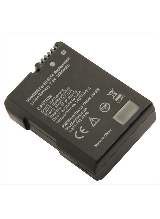STK EN-EL14 EN-EL14a Battery Pack for Nikon D3200 D3400 D3500 D3300 D3100 D5100 D5200 D5500 D5600 D5300 EL14 EL14A ENEL14 ENEL14A EN EL 14 14a D 3200 3300 3400 3500 3100 5100 5200 5500 5600 Grip - Image 3