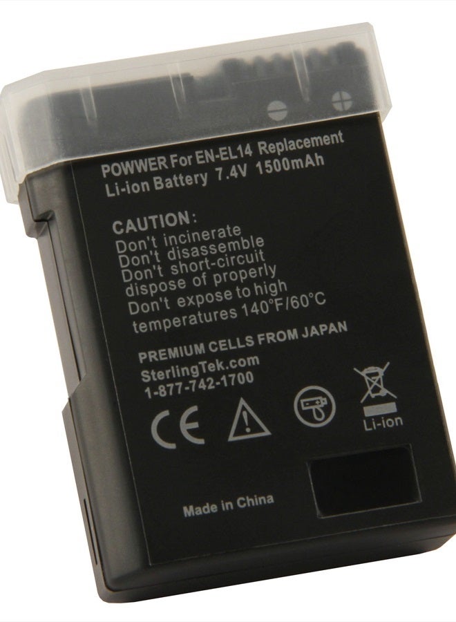 STK EN-EL14 EN-EL14a Battery Pack for Nikon D3200 D3400 D3500 D3300 D3100 D5100 D5200 D5500 D5600 D5300 EL14 EL14A ENEL14 ENEL14A EN EL 14 14a D 3200 3300 3400 3500 3100 5100 5200 5500 5600 Grip - Image 4