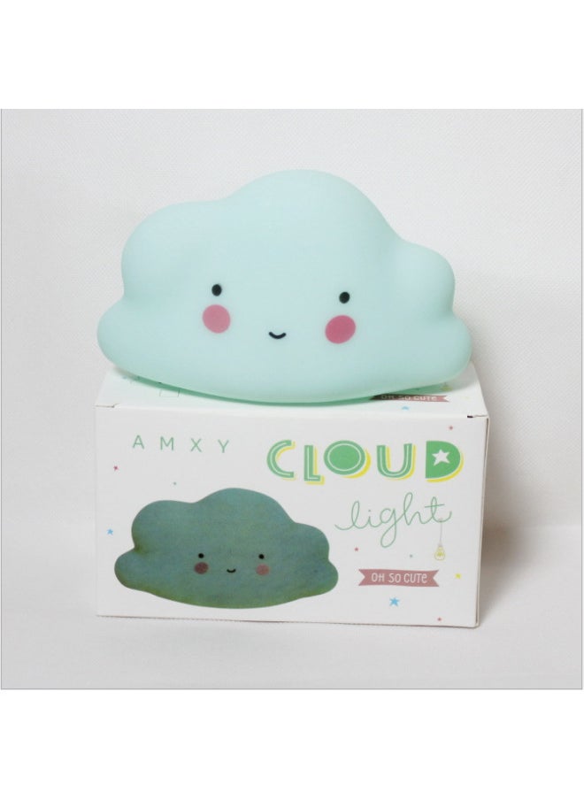 Cartoon Unicorn Moon Night Light Ins Style Logo Activity Gift Qr Code Gift Back To School-Color:Clouds (Blue)  - Image 1