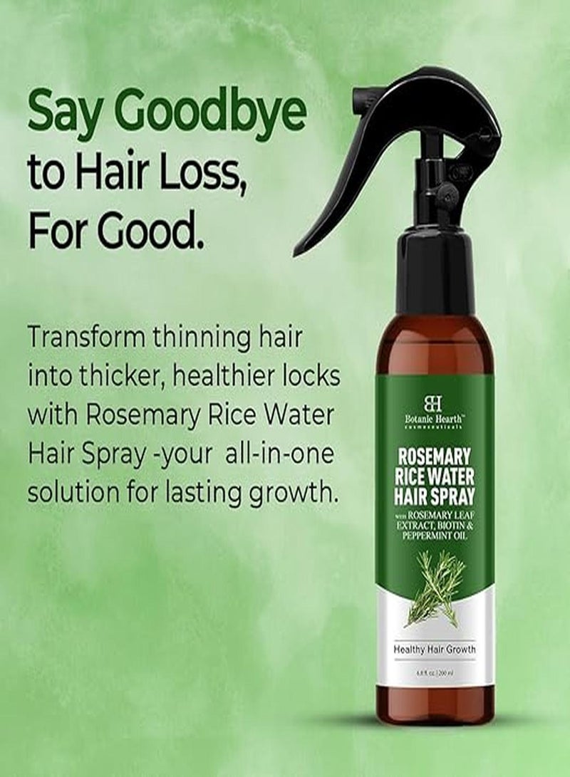 Botanic Hearth Advanced Rosemary Water Spray For Hair Growth With Peppermint, Biotin | Thinning Hair Regrowth, Scalp Treatment For Men & Women| 6.8 Fl Oz - Image 4