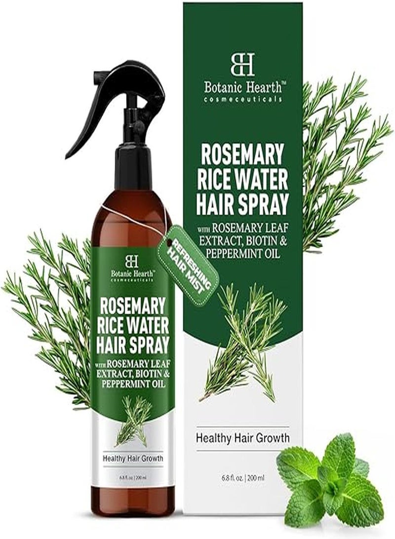 Botanic Hearth Advanced Rosemary Water Spray For Hair Growth With Peppermint, Biotin | Thinning Hair Regrowth, Scalp Treatment For Men & Women| 6.8 Fl Oz - Image 1