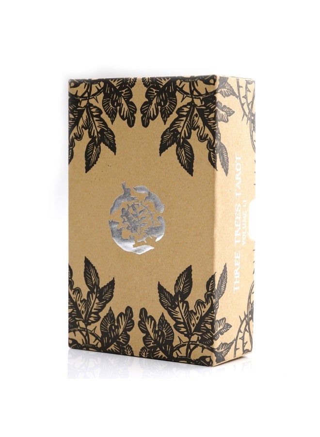 NIBEMINENT High-quality silver-stamped gift box with laser-stamped gold Tarot cards - Image 2