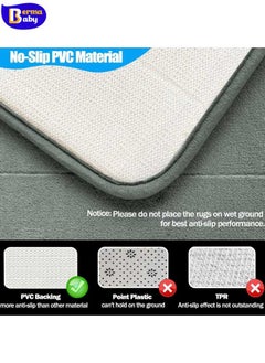 Bathroom Rugs Sets 3 Piece,Memory Foam Bath Mat,Soft Bathroom Rugs,Bathroom Rug Set,Bath Mats for Bathroom Sets,Absorbent Bath Rugs with No Slip PVC Backing Machine Washable,Easy to Dry - Light Grey - pzsku/Z5C60089B323418600923Z/45/_/1722667606/4c9c599a-4746-4744-a1ec-65f5663bdfc6