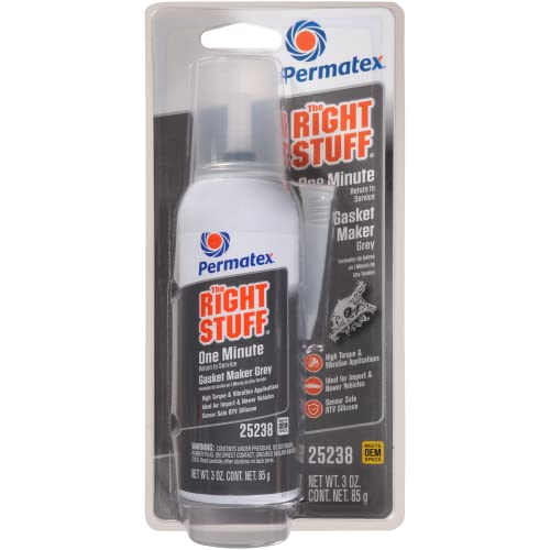 Permatex 25238 The Right Stuff 1 Minute Grey Gasket Maker, 3 oz - Image 1