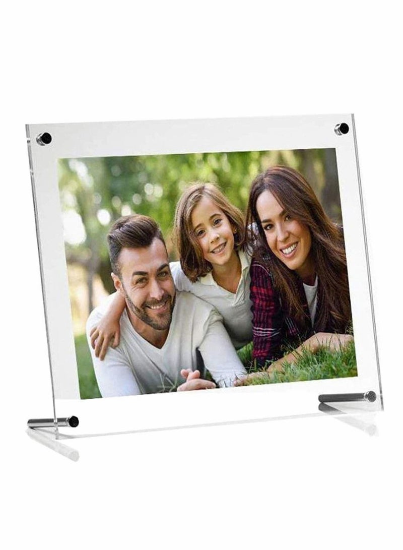 كابتن تيك Picture Frame, 8.5x11.5 inch Clear Acrylic Photo Frame A4 Letter Size Decorative Poster Desktop Tabletop Display - Image 1