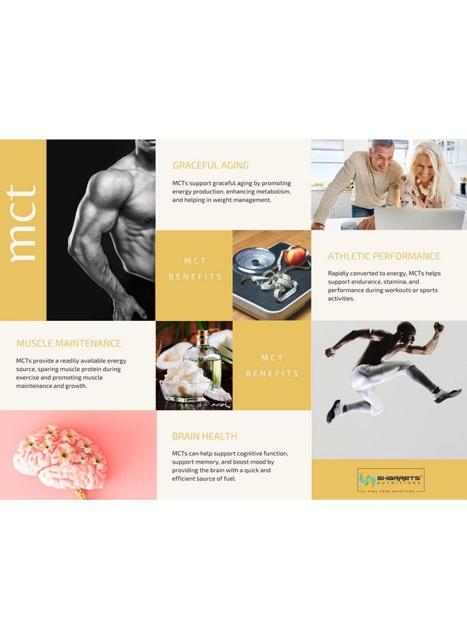 Sharrets - Coconut Mct Oil Powder 200G X 2 Medium Chain Triglycerides To Enhance Health And Boost Energy." - Image 1