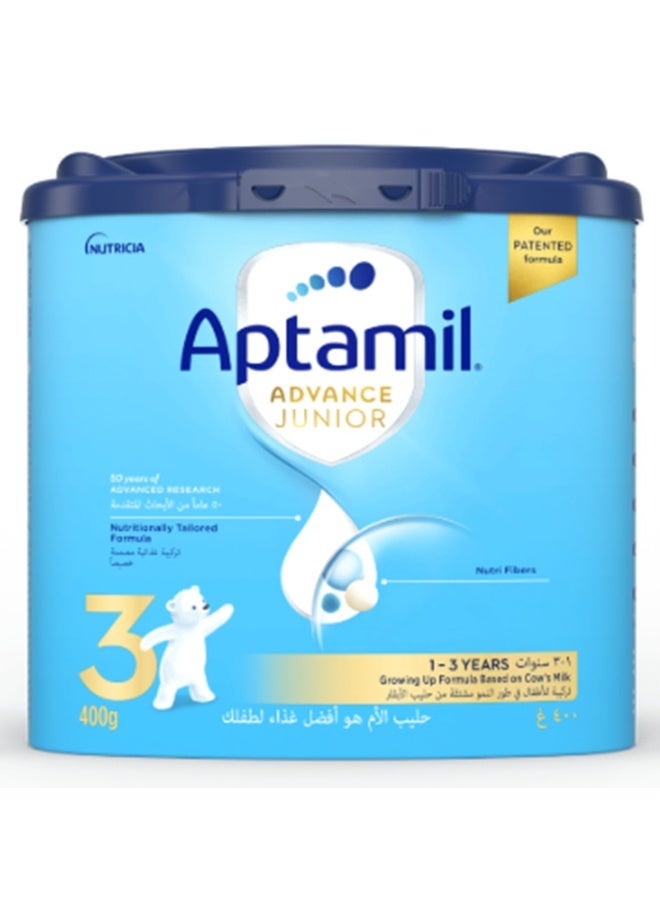 Aptamil Advance Junior Growing Up Milk Formula Stage (3) 400 G - Image 1