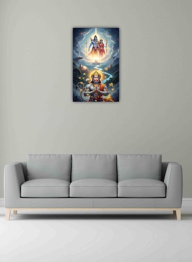 God HANUMAN Wall Art PVC foam board 12 x 18 inches light weight 8mm Glossy finsih - Image 3