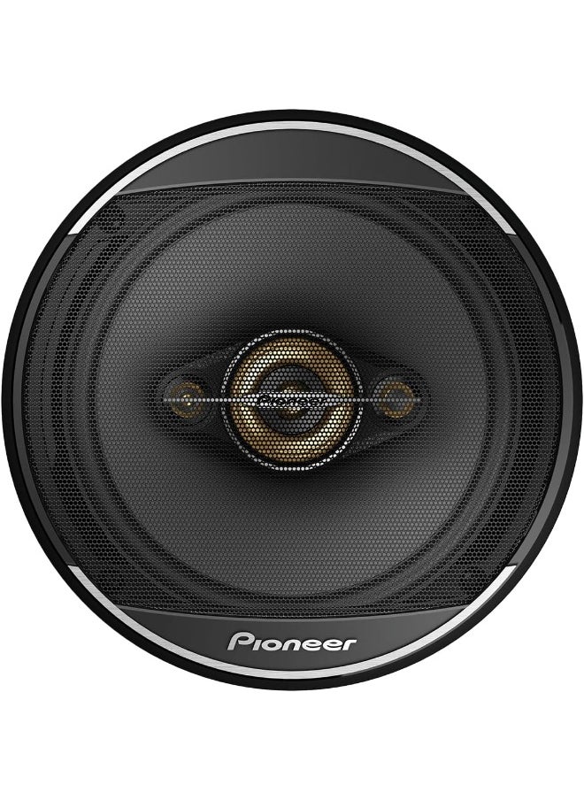 Pioneer TS-A1688S 350W Max/80W RMS 4-Way Speaker with Adapter, 6.5-Inch Diameter, Black