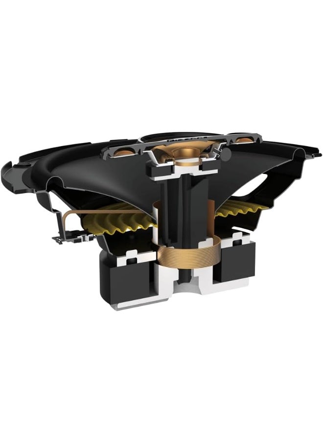 Pioneer TS-A1688S 350W Max/80W RMS 4-Way Speaker with Adapter, 6.5-Inch Diameter, Black