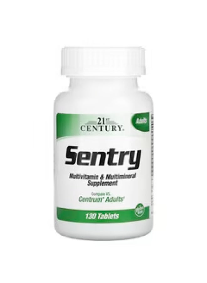 21st Century, Sentry, Adults Multivitamin & Multimineral Supplement, 130 Tablets