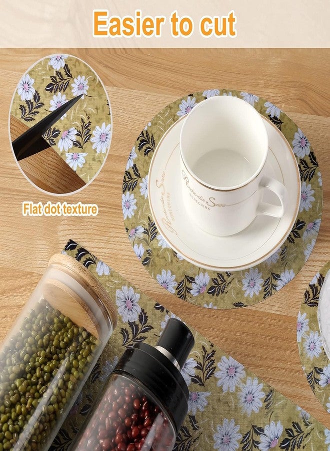 Vocal Store Kitchen Drawer/Cabinet Shelf Mat|PVC Material|Adjustable Size 5 Meter Roll, Yellow - MDOJ1-P020-5 - Image 4