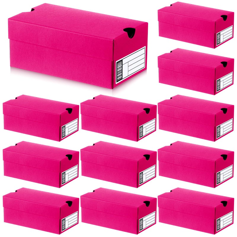 Fullhawl 12 Sets Mini Sneaker Boxes for Party Favors Mini Shoe Gifts Boxes 4.7 x 2.5 x 2 Inch Sports Small Gift Case with Editable Label for Candies Cookies Snackss - Image 1