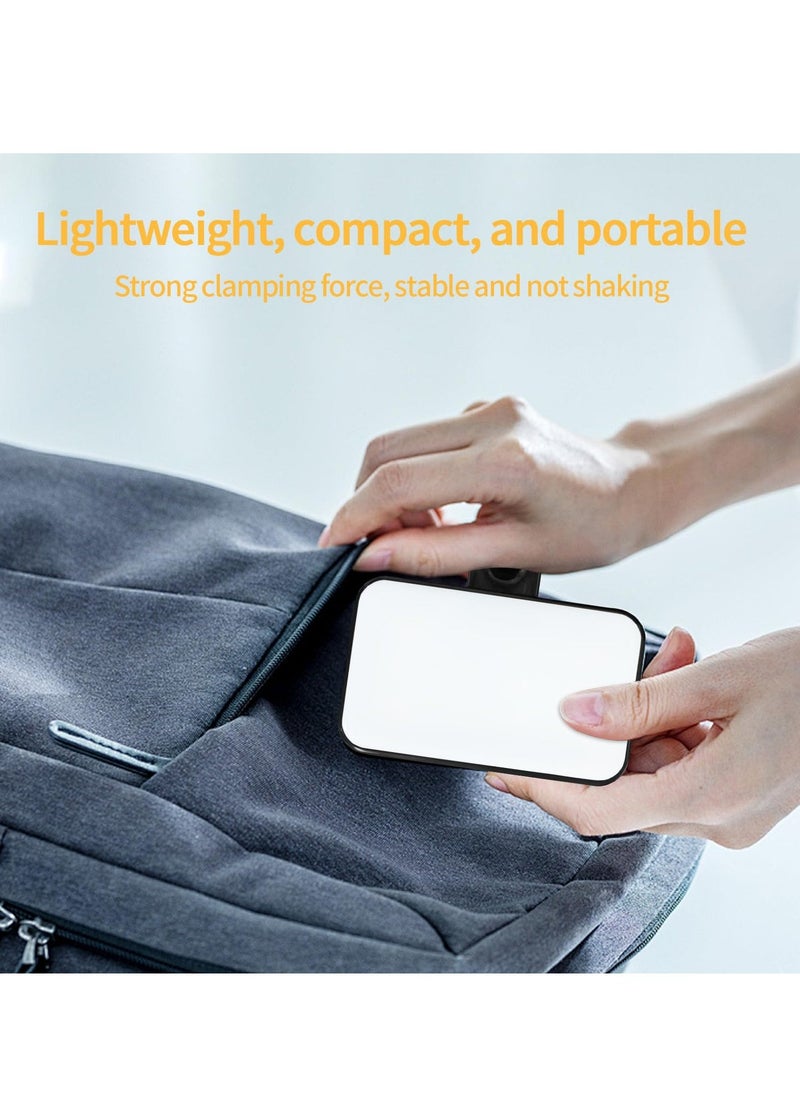 LED Selfie Light, LED Selfie Light with Front & Back Phone Clip, with 3 Lighting Mode, Portable Phone Ring Light for Makeup, Selfie, Vlog, Video Conference, for Phone, iPad, Camera, Laptop - Image 3