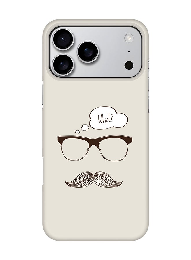 Stylizedd For iPhone 17 Pro Max,Case, [Compatible with MagSafe] Magnetic cover Slim fit Protection Matte, - What (Hipster)