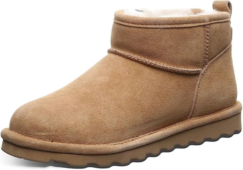 BEARPAW Women's Shorty Iced Coffee Size 9 | Women's Ankle Boot | Women's Slip On Boot | Comfortable Winter Boot - Image 1