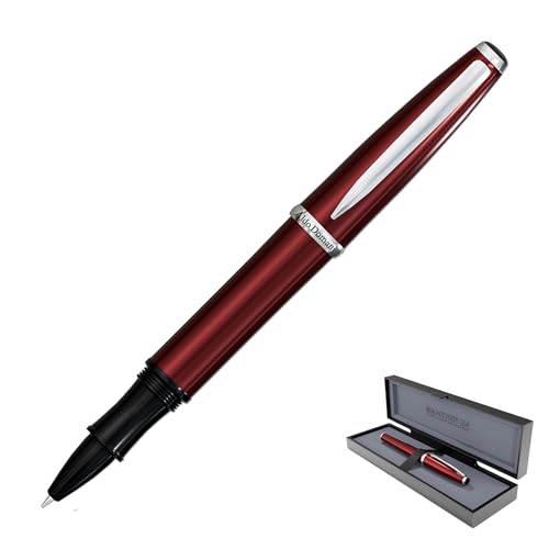 Monteverde قلم رولر بول مونتيفيردي الولايات المتحدة ألدو دوماني - أحمر، كتابة سلسة، أناقة مستوحاة من الإيطالية - Image 1