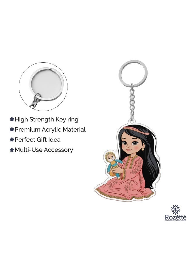 Rozette Motherhood and Childhood Keychain Medallion - Image 2