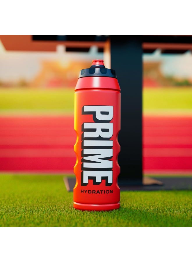 Prime Hydration PRIME 32 oz Red Squeeze Sports Water Bottle, BPA Free, Dishwasher Safe, Easy-Grip Ergonomic Leakproof Design, Fast Hydration for Gym, Cycling, Running - Image 5