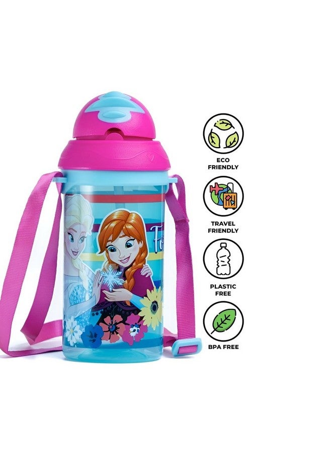 HOOM HOOM Licensed Designs Kids' Straw Sipper Water Bottle - 400ml BPA-Free, Durable, Leak-Proof, Ideal for School & Travel - Image 4