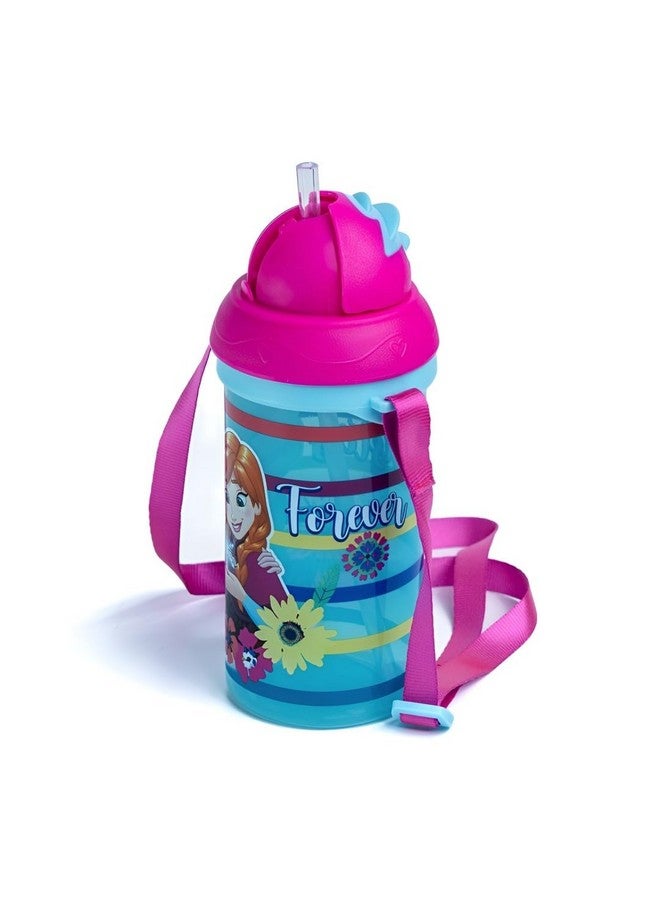 HOOM HOOM Licensed Designs Kids' Straw Sipper Water Bottle - 400ml BPA-Free, Durable, Leak-Proof, Ideal for School & Travel - Image 2