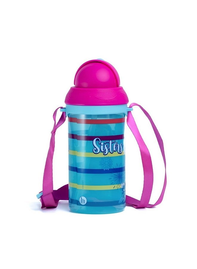 HOOM HOOM Licensed Designs Kids' Straw Sipper Water Bottle - 400ml BPA-Free, Durable, Leak-Proof, Ideal for School & Travel - Image 3