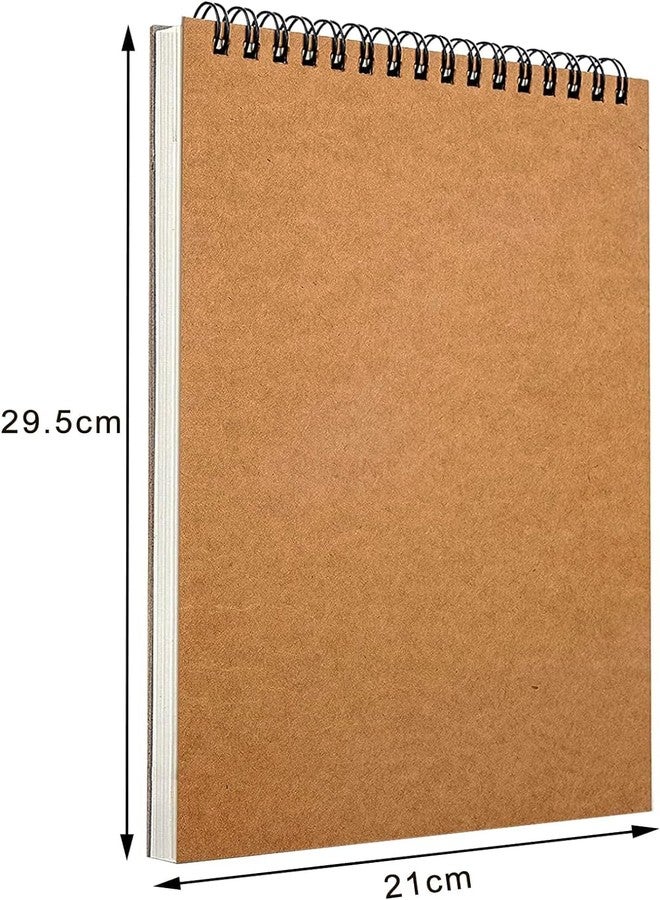 INNAXA A4 Landscape notebook (Brown-Ruled, A4) - Image 3