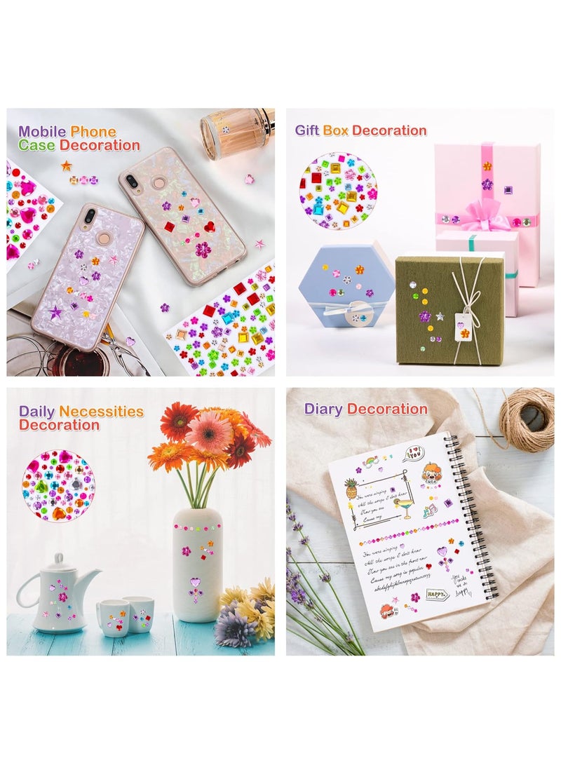 تشوسيسونج 2150PCS الملصقات، DIY الذاتية اللاصق المجوهرات الملصقات - Image 3