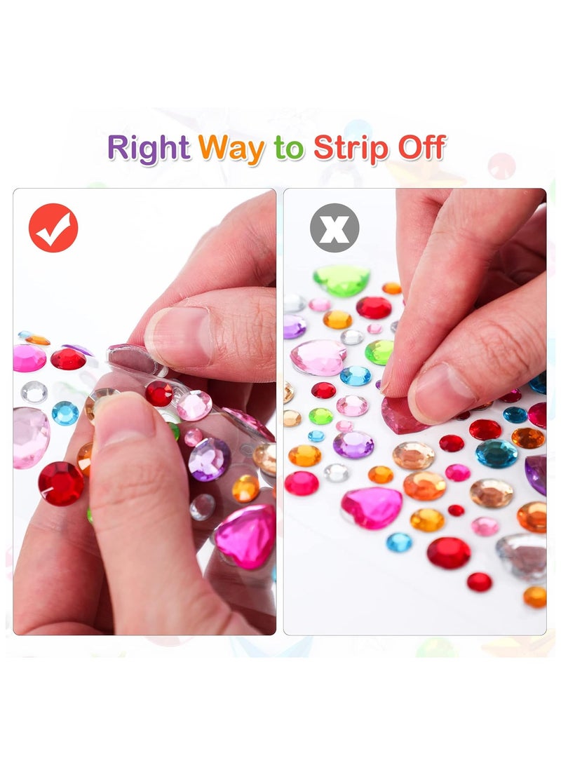 تشوسيسونج 2150PCS الملصقات، DIY الذاتية اللاصق المجوهرات الملصقات - Image 2