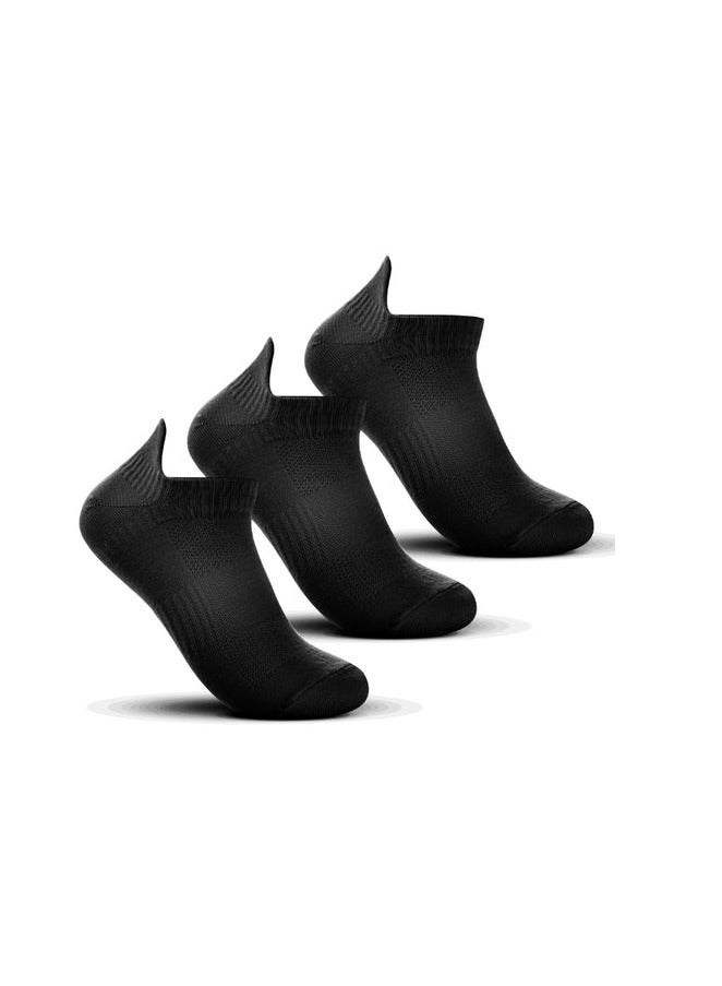 STITCH STITCH Women's Pack of 3 Lycra High Ankle Socks 