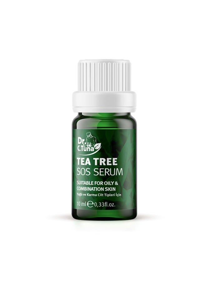 FARMASI Dr. C. Tuna Tea Tree Serum, Skin Care Serum Spot Treatment Targets Redness, Bumps, Acne, Dry Itchy Skin, Repairs, and Hydrates Skin, Natural Full Body Skincare Support, 0.33 fl.oz 10 ml - Image 1